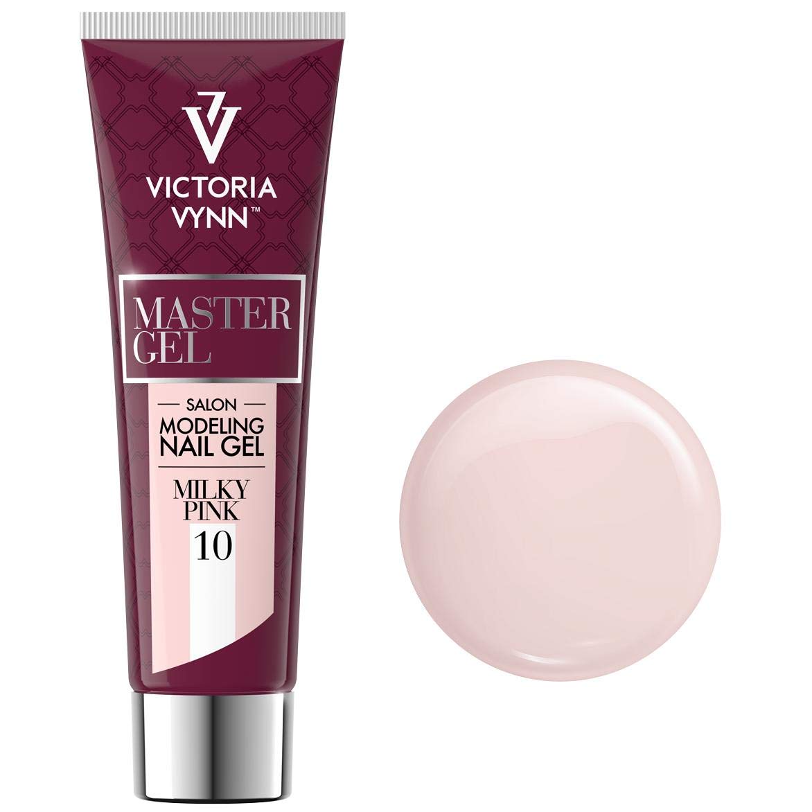 Victoria Vynn Master Gel UV LED Nail Builder - 60g Milky Pink for Acrylic Nails | Professional Salon-Grade Modeling Gel for Long-Lasting Manicures & Nail Extensions | Perfect for DIY Home Nail Art & Salon Use