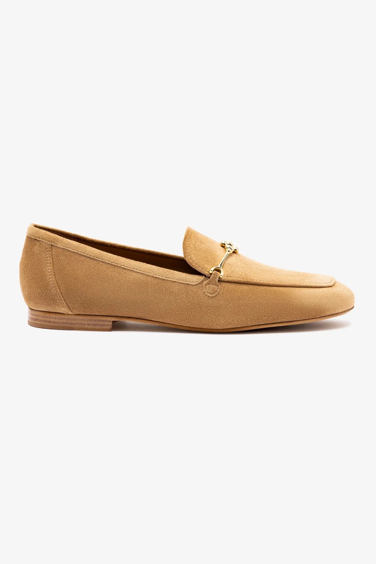 Katherine Women's Peanut Suede Loafers - Comfortable Slip-On Shoes for Work, Office & Casual Wear