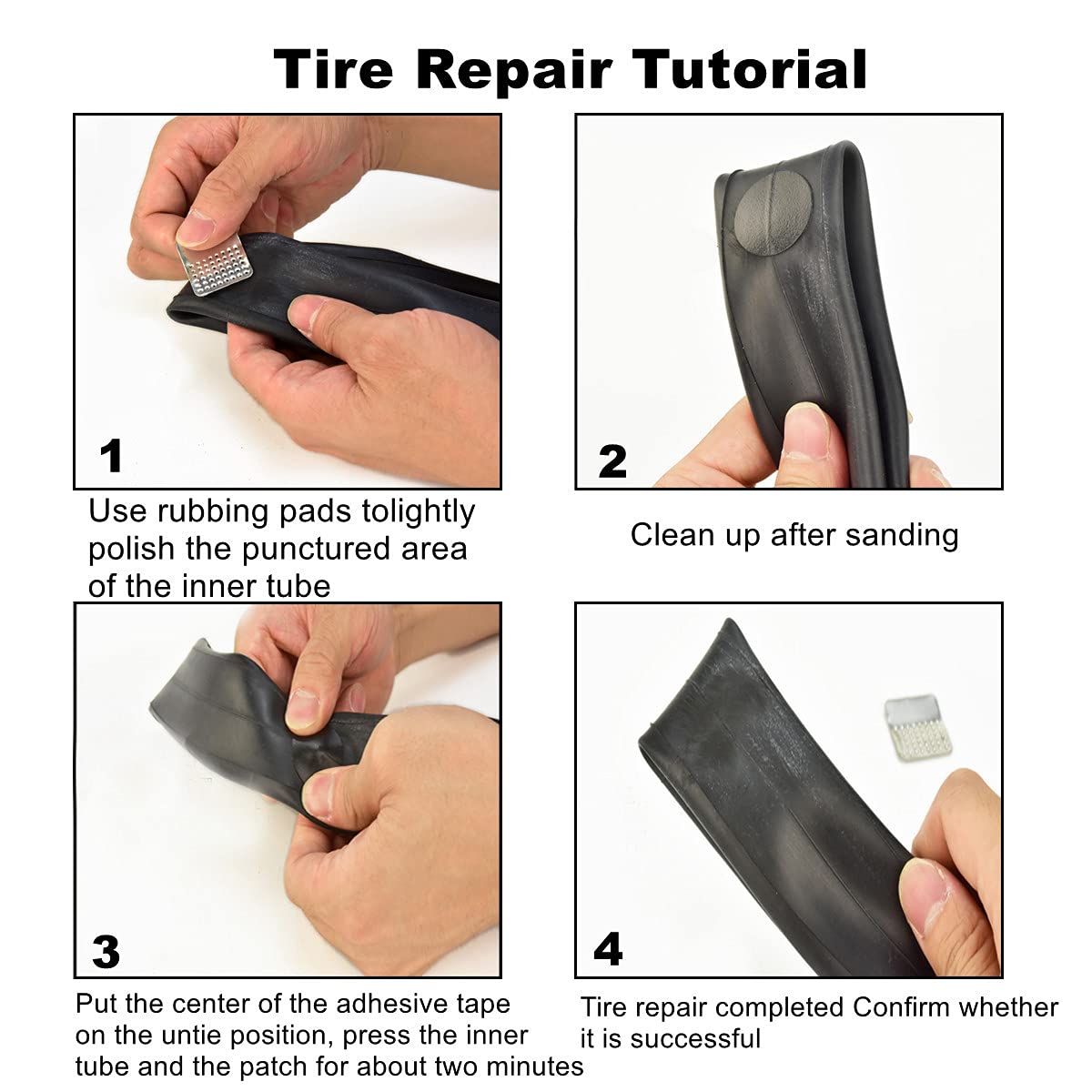 Beenlen Bike Repair Kit - Portable Bicycle Patch Tool with Repair Bag & Tire Pump for Mountain & Road Bikes - Perfect for Camping, Travel & Emergency Roadside Repairs