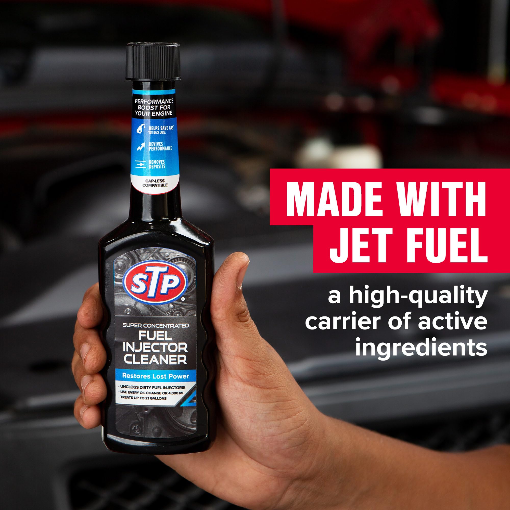 STP Super Concentrated Fuel Injector Cleaner - 5.25 Fl Oz (Pack of 12) | Improves Engine Performance & Gas Mileage | For Cars, Trucks & SUVs