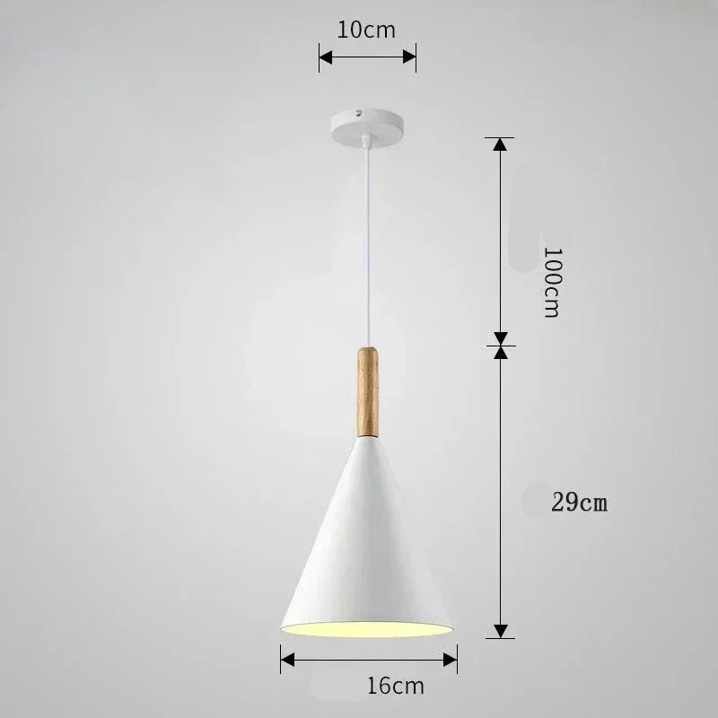 Pine Wood Hanging Chandelier Pendant Light - Natural Elegant Rustic Ceiling Fixture for Dining Room, Bedroom & Living Room Decor