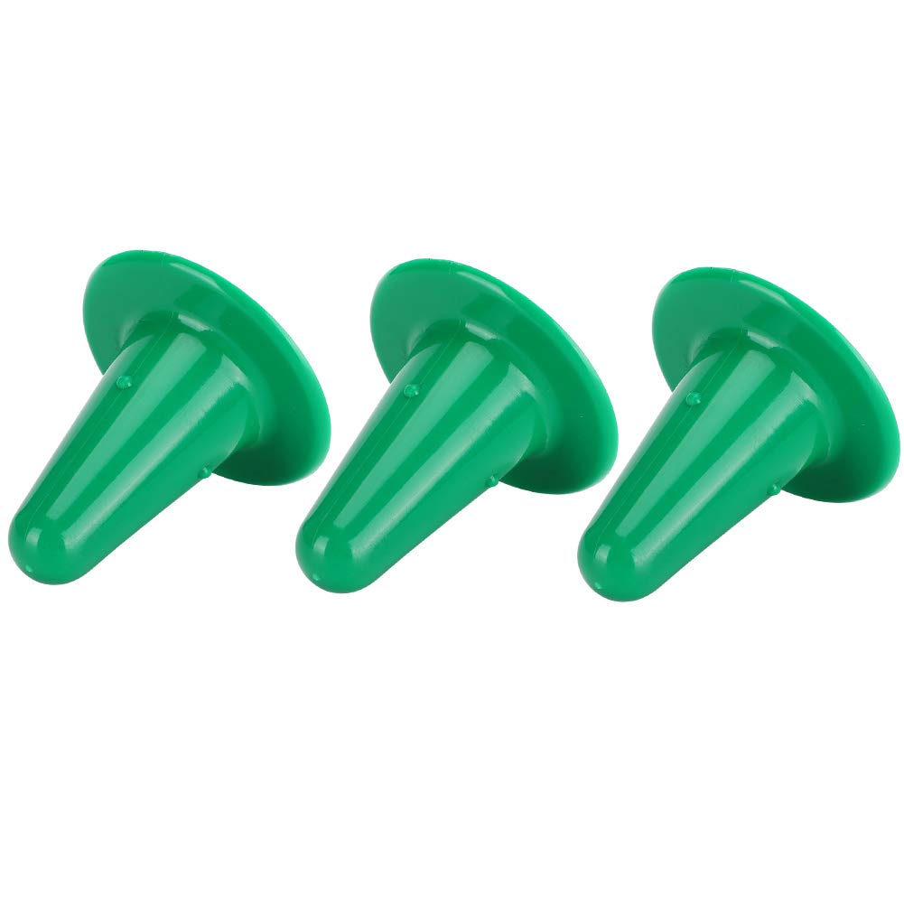 3pcs Plastic Cow Fake Nipples - Hard Sheep Teats for Cattle & Small Animal Milk Feeding (Blue) - Perfect for Calves, Lambs, and Pet Bottle Feeding