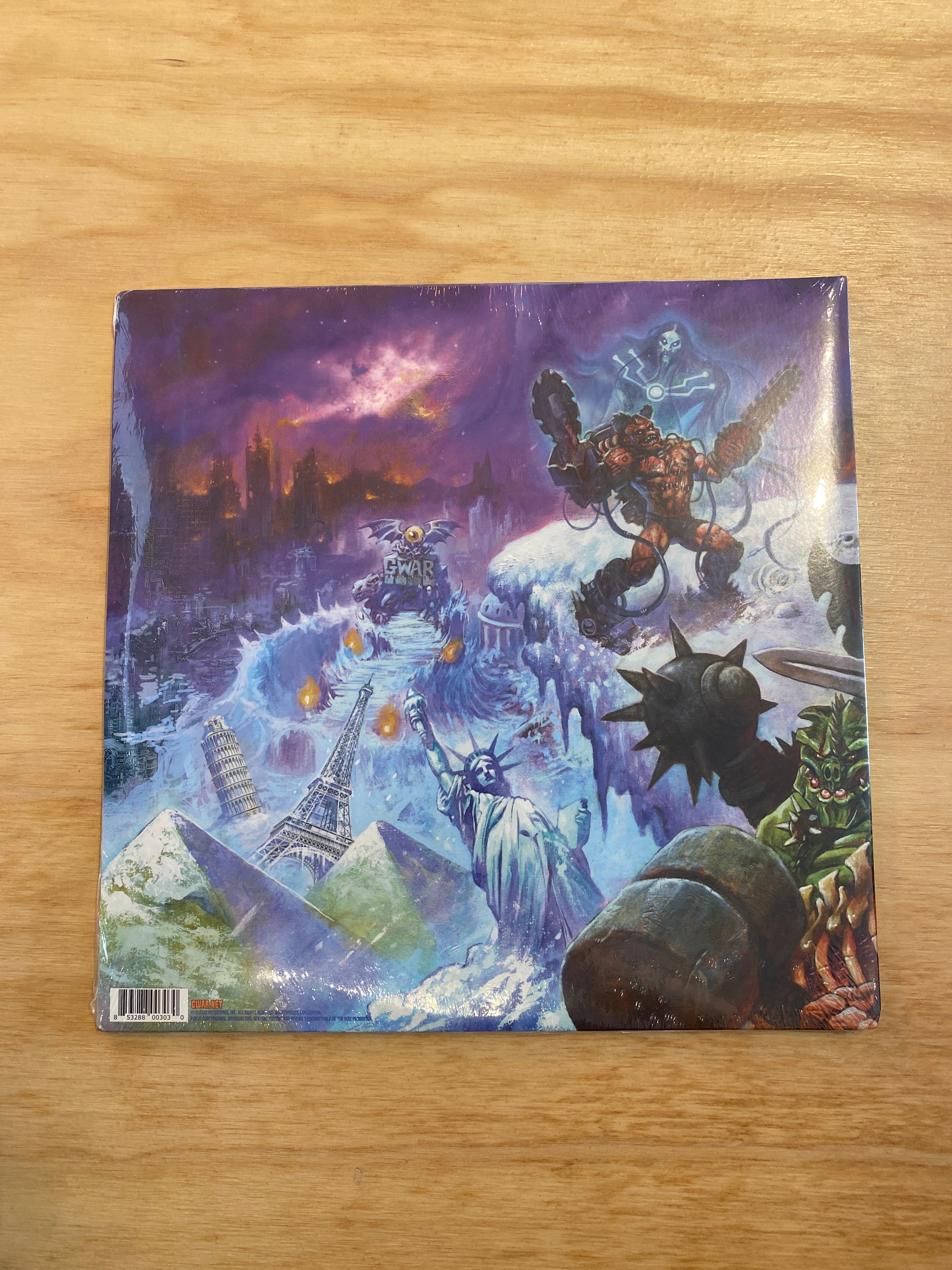 GWAR The New Dark Ages - Limited Edition Black & Gold Marble Vinyl Record | Heavy Metal Music Collectible for Fans & Audiophiles | Perfect for Home Listening & Music Collections