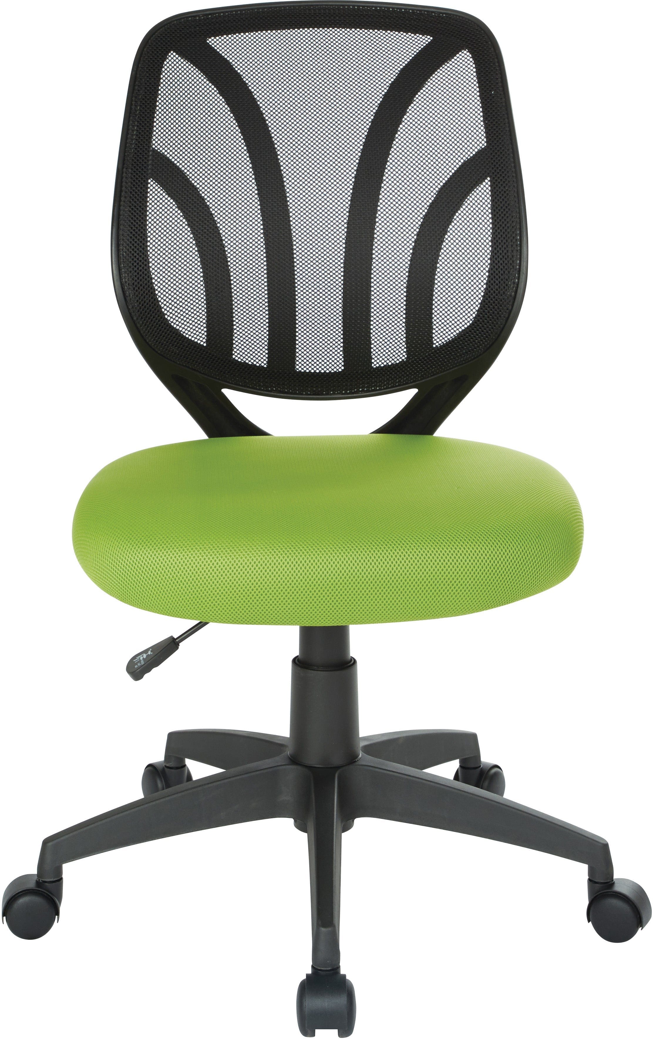 Office Star Screen Back Armless Task Chair [EM69200PN] - Ergonomic Mesh Office Chair for Home & Workspace, Ideal for Long Hours of Sitting & Computer Work