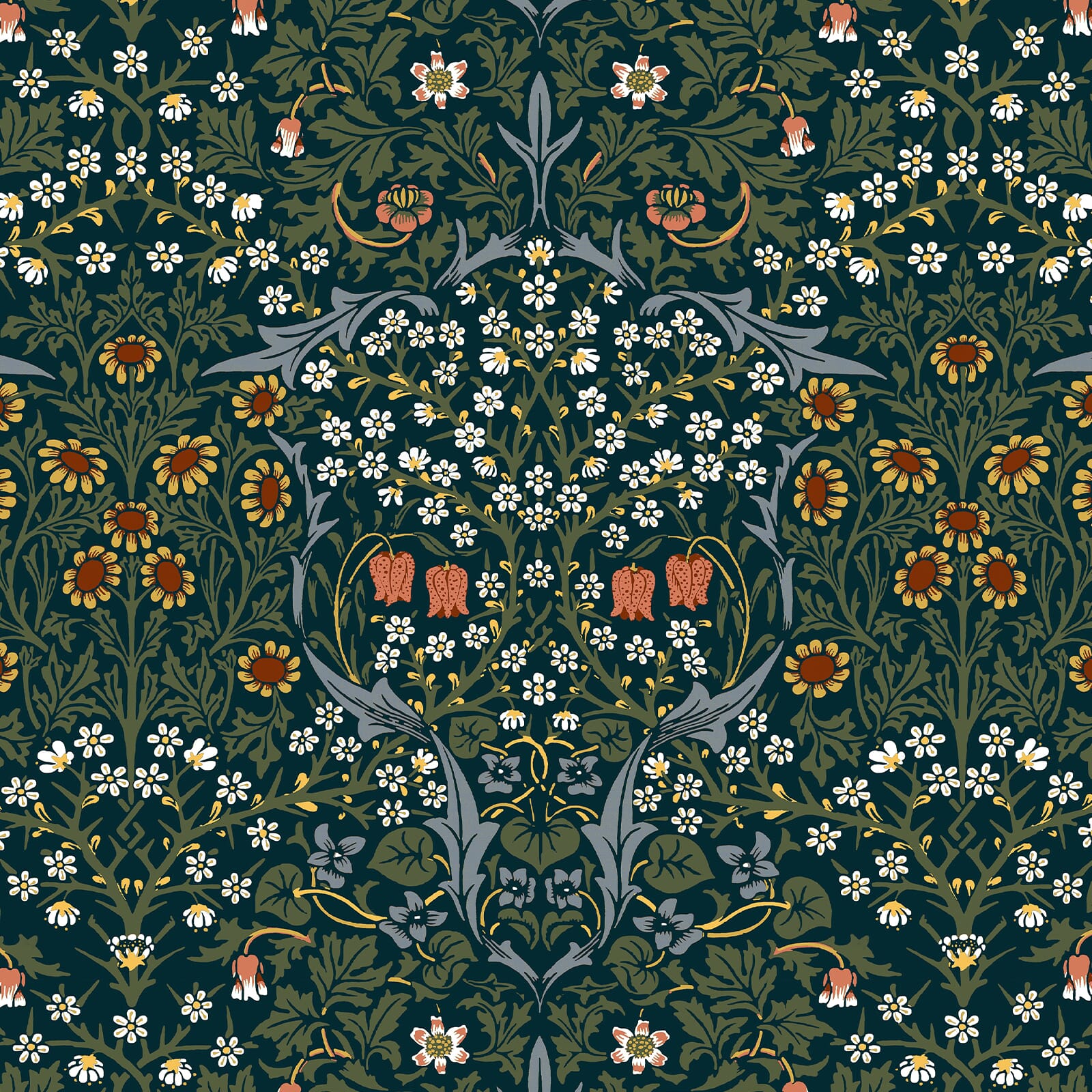 BLACKTHORN Wallpaper - Billiard Green Sample | Premium Peel & Stick Wallpaper for Home & Office Decor | Perfect for Living Rooms, Bedrooms & Accent Walls