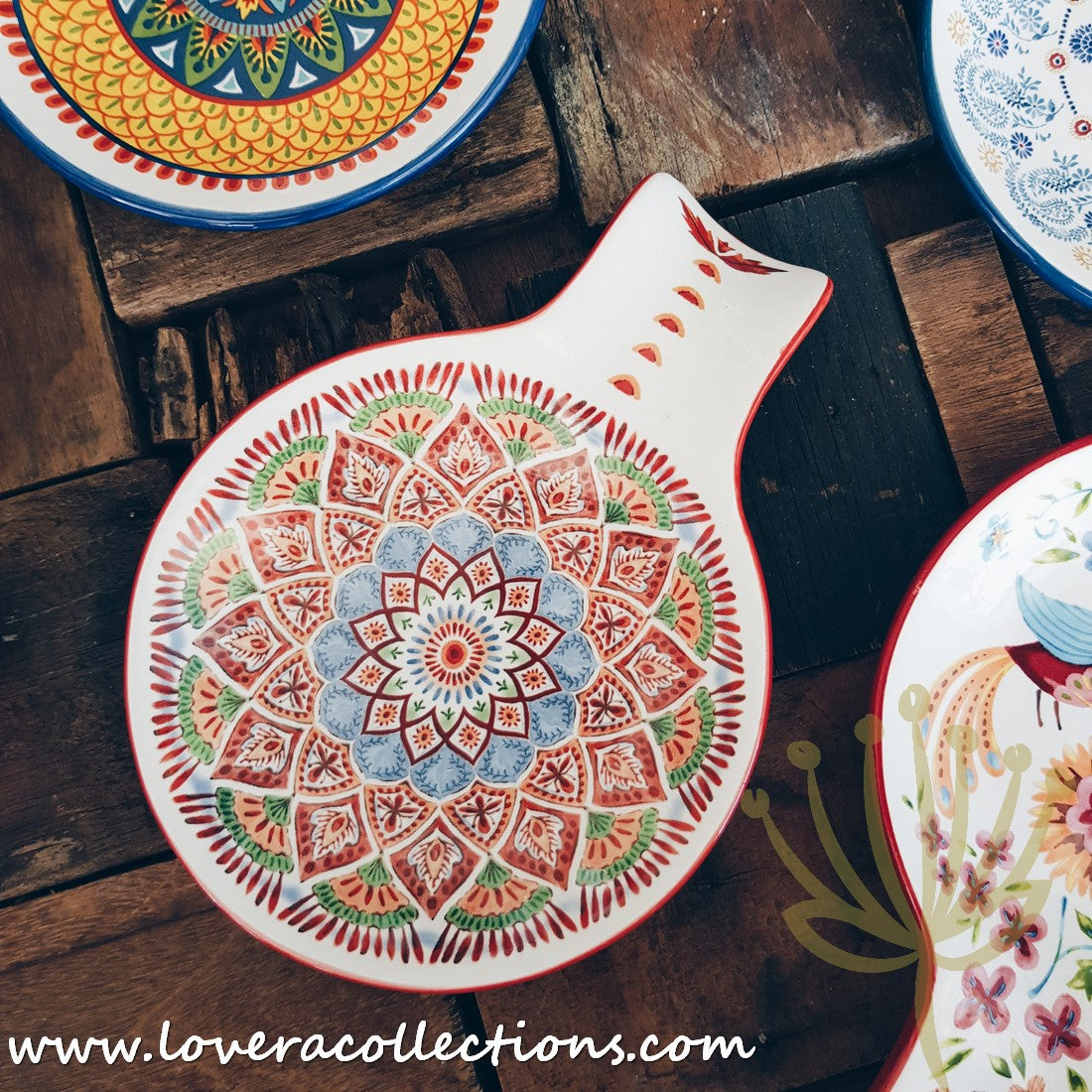 Blue Talavera Spoon Rest