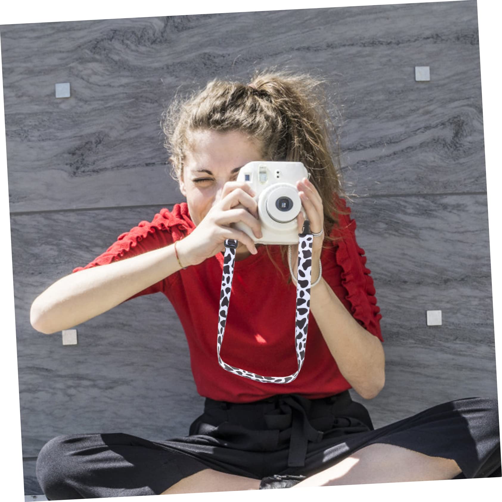 PartyKingdom Instant Camera Accessories Set - Universal Strap, Decorations & Film Stickers for Mini Polaroid Cameras | Perfect for Parties, Travel & Photo Booths