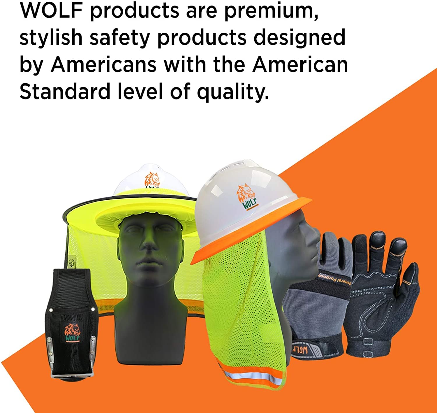 WOLF Polyurethane Palm Coated Nylon Shell Work Gloves - Durable Construction, Mechanic, Warehouse, Yard & Gardening Gloves for Heavy Duty Protection | Ideal for DIY Projects, Landscaping & Industrial Use