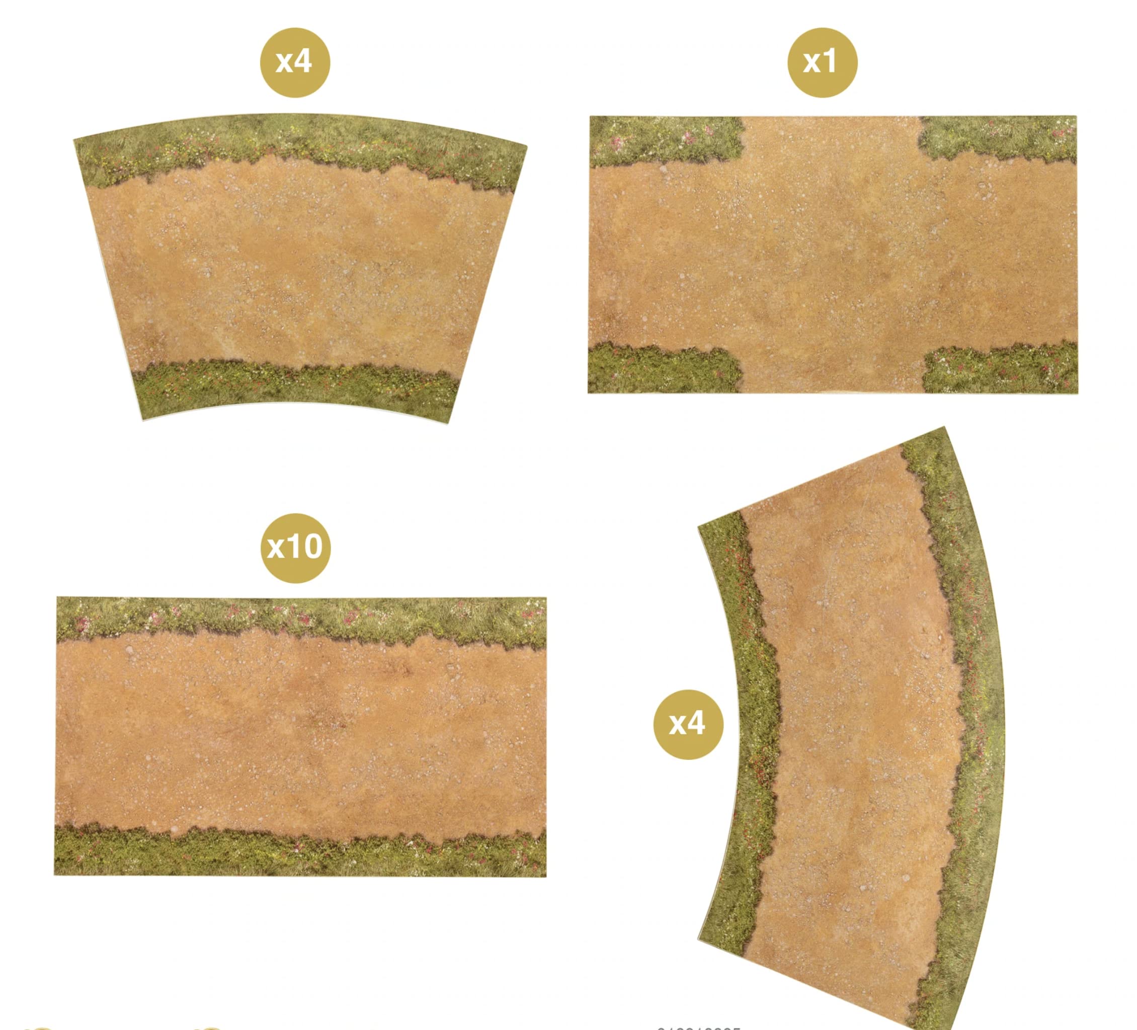 Warlord Games Black Powder: Roads Scenery Pack - Miniature Wargaming Terrain for Tabletop Battles | Perfect for Historical War Games & Diorama Displays