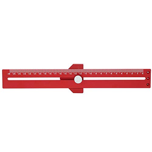 Precision Woodworking T-Square Rule - Aluminum Alloy T-Ruler with Accurate Measuring Scale for Carpentry & DIY Projects | Perfect for Marking, Cutting & Framing Wood Projects