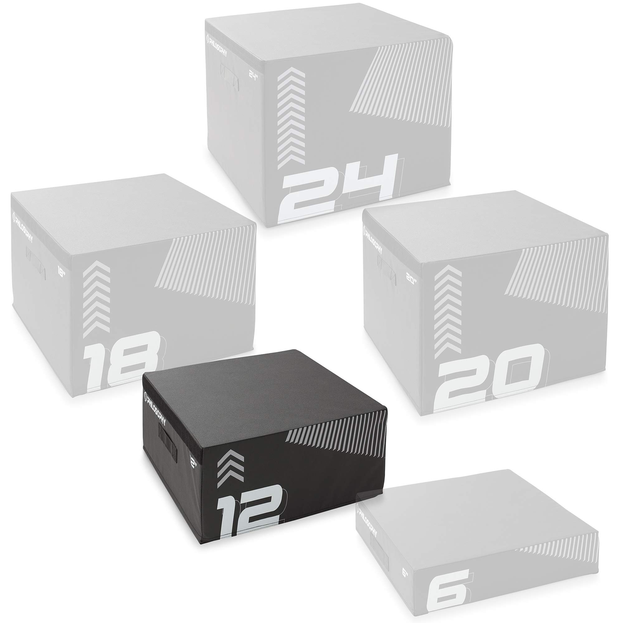 Premium Soft Foam Plyometric Box - Adjustable Jump Training Box for CrossFit, HIIT & Home Workouts - Ideal for Strength Training, Agility Drills & Fitness Conditioning
