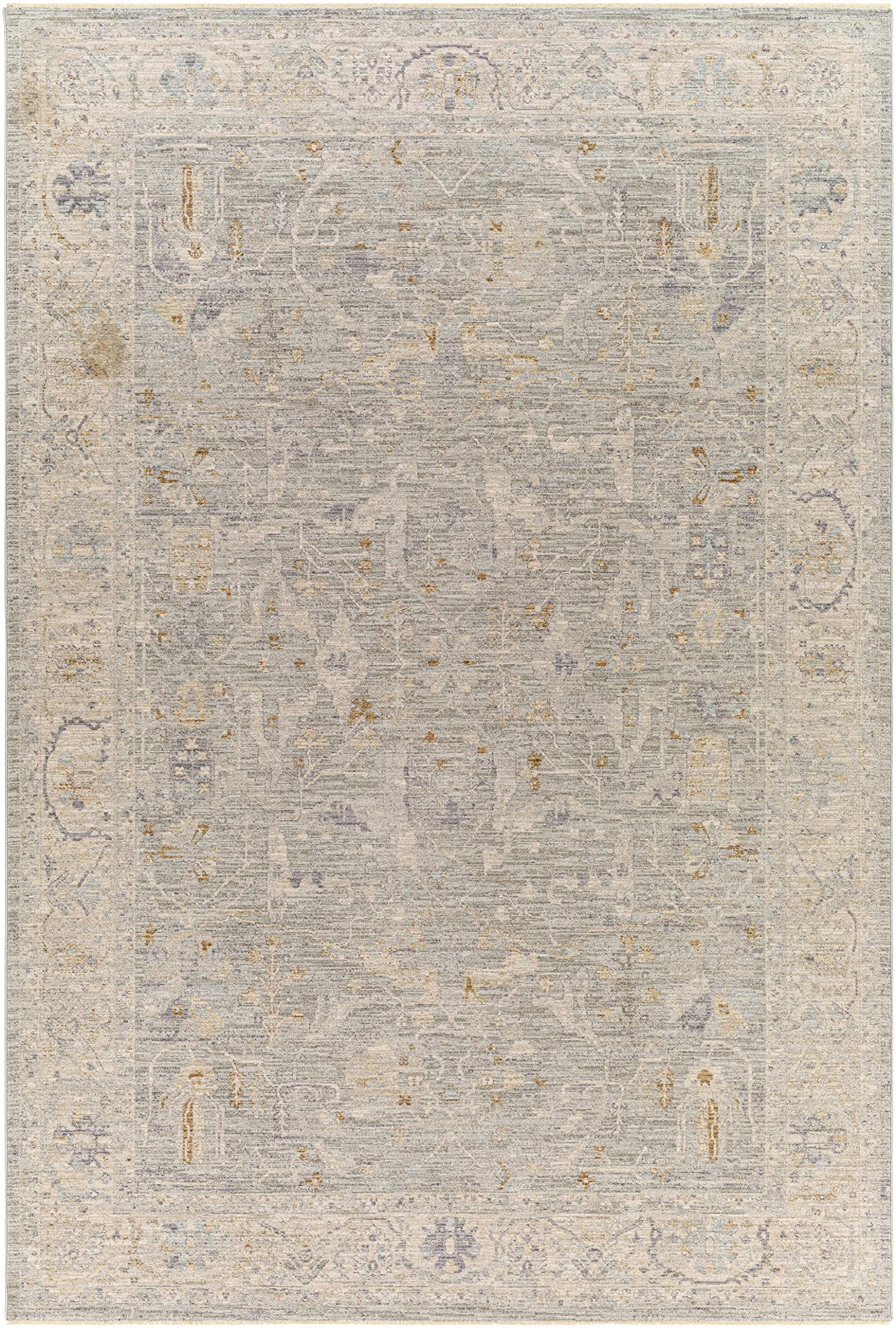 Premium Hauteloom MERV 13 Living Room & Bedroom Area Rug - Soft Gray & Brown Modern Design - 7'10