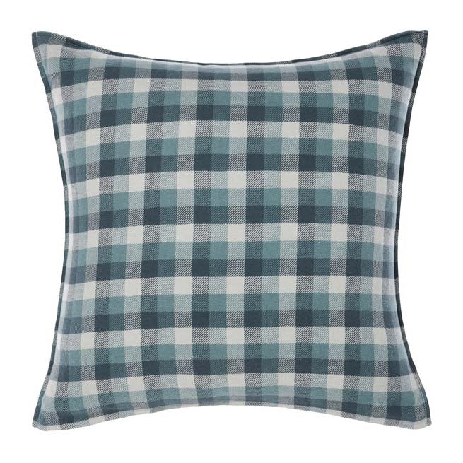 Premium Carricklea Blue European Pillowcase - 100% Cotton Luxury Bedding for Home Decor | Perfect for Master Bedroom, Guest Room & Airbnb Styling