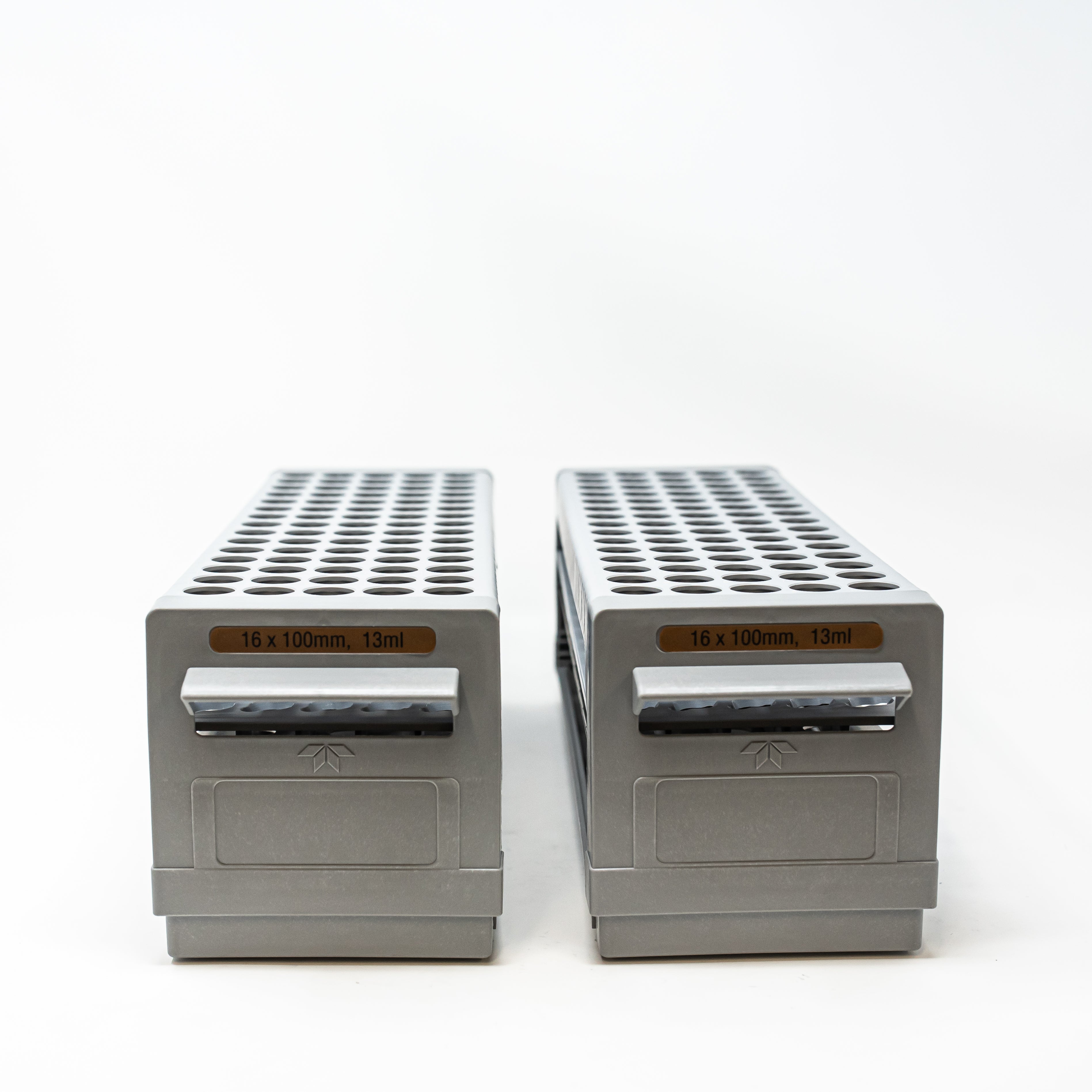 2-Pack 16x100mm Test Tube Racks - Holds 75 Tubes Each | Perfect for Lab Organization & Sample Storage in Science Classrooms, Research Facilities & Home Laboratories
