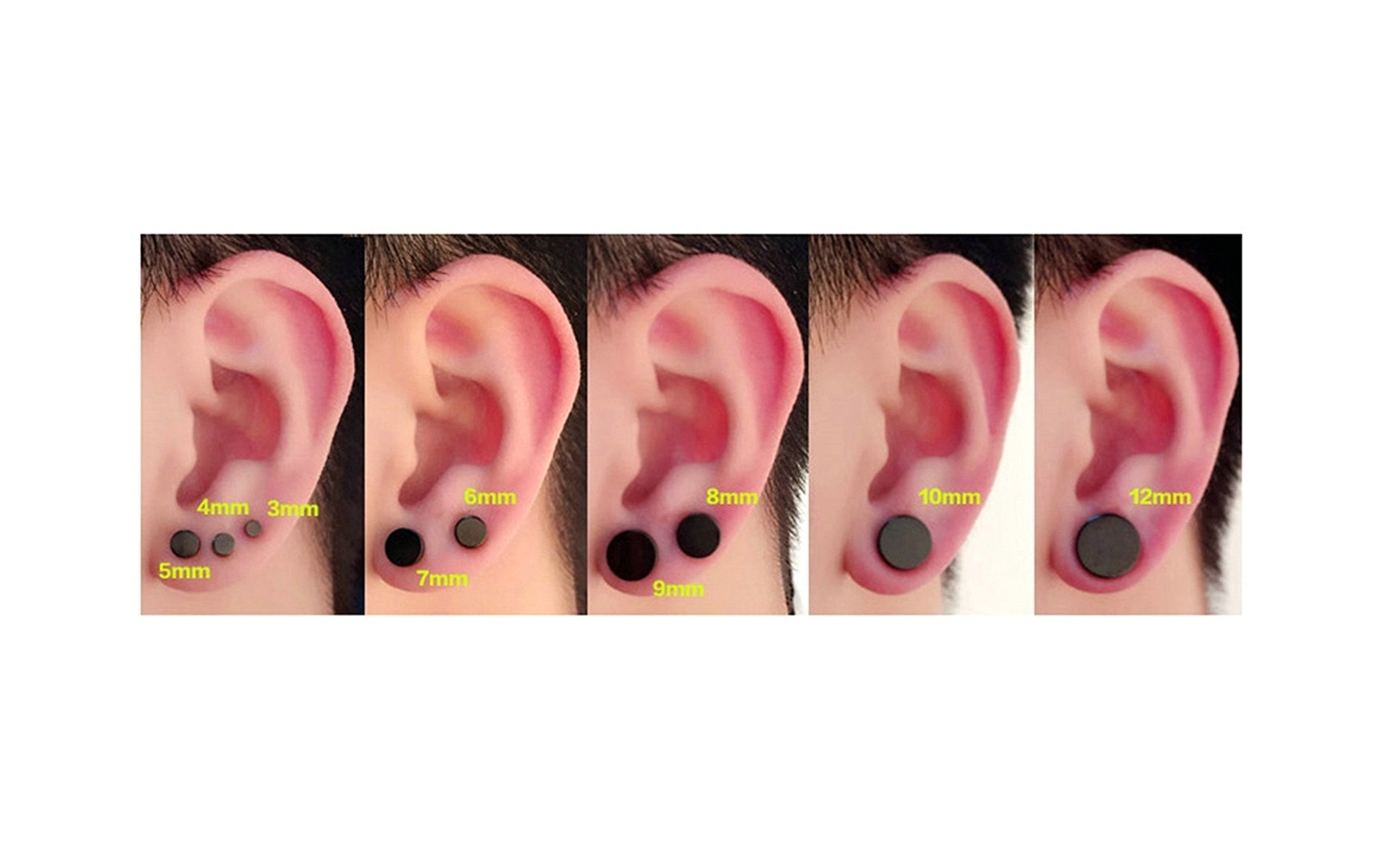 Stainless Steel Stud Earrings for Men & Women - Hypoallergenic Barbell Earrings for Everyday Wear, Gifts, and Body Piercing Jewelry