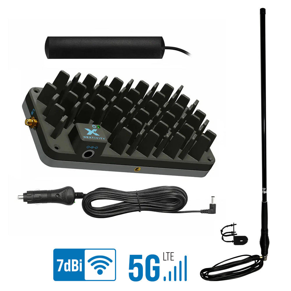Cel Fi ROAM R41 Mobile Signal Booster Kit with Strike B3 B Antenna Bundle - Boost 4G LTE & 3G Signals for Home, Office, or RV Use