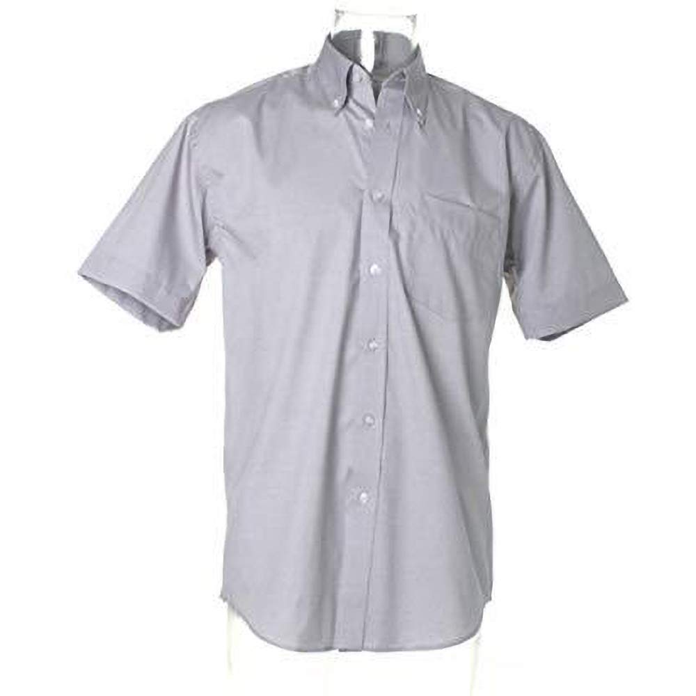 Men's Short Sleeve Business Casual Shirt - Slim Fit Button Down Dress Shirt for Office Work, Interviews & Professional Events - Wrinkle Resistant & Breathable Fabric