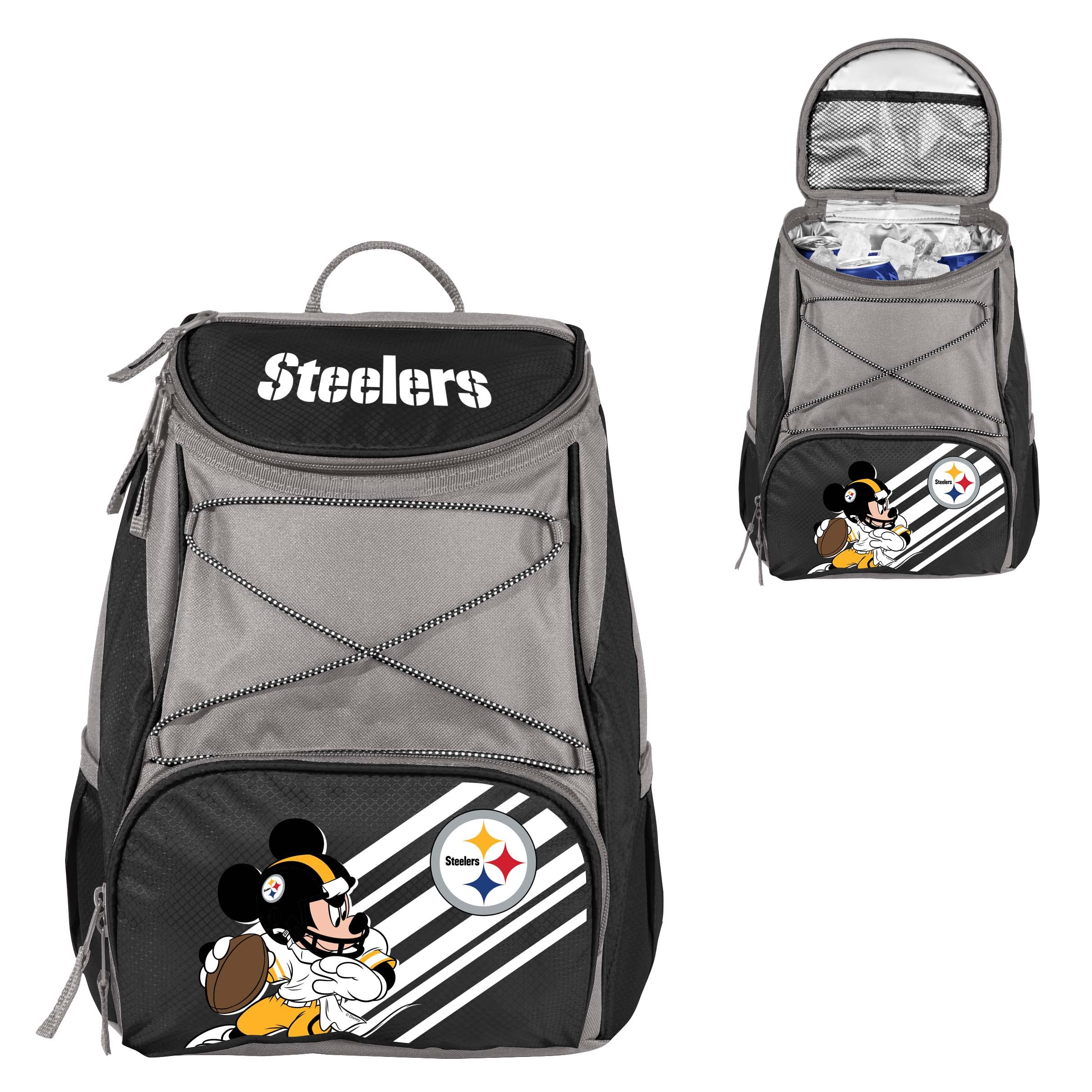 PICNIC TIME NFL Unisex-Adult Mickey PTX Backpack Cooler - Insulated Lunch Bag for Football Games, Tailgating, Camping & Outdoor Adventures