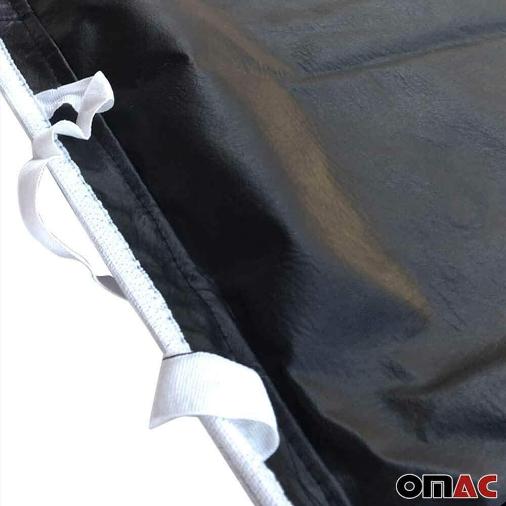 OMAC Black Full Coverage Car Bonnet Mask Hood Bra for Dodge Sprinter 2003-2006 - 1 Piece Protective Cover for Road Trips & Off-Road Adventures
