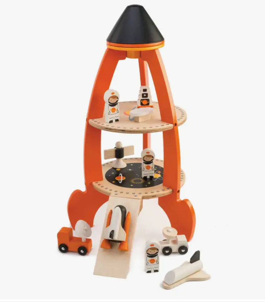 TL Cosmic Rocket Set - STEM Educational Space Toy for Kids, 3D Model Rocket Building Kit with Launch Pad - Perfect for Science Projects, Birthday Gifts & Outdoor Play