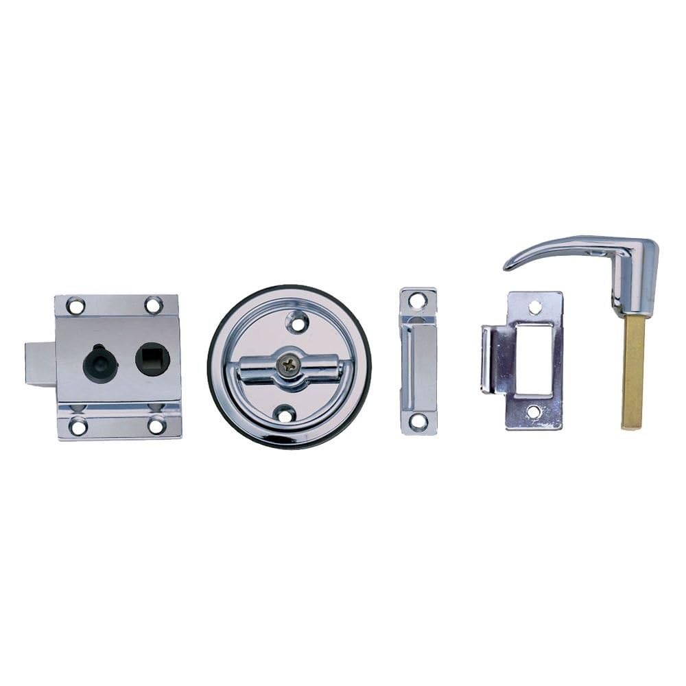 Perko 1280DP Flush Cup Door Latch - Heavy Duty Marine Grade Stainless Steel Boat Hatch Lock for Yachts, Sailboats & RV Cabinets (Waterproof & Corrosion Resistant)
