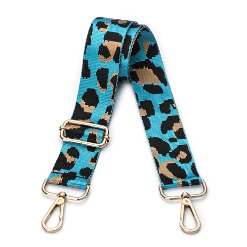 Blue leopard print