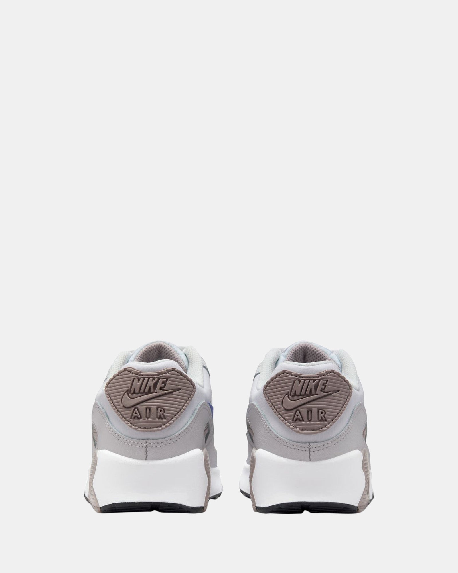Nike Air Max 90 Kids' Sneakers - White/Racer Blue/College Grey | Comfortable Running Shoes for Boys & Girls | Perfect for School, Sports & Everyday Wear