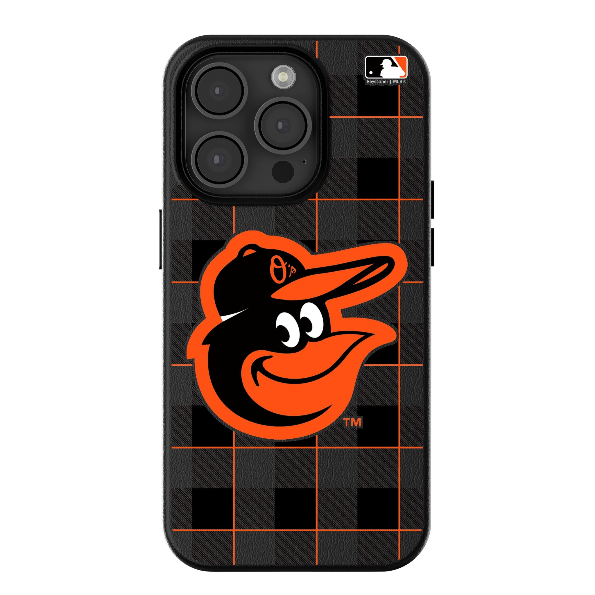 Baltimore Orioles Plaid MagSafe Compatible iPhone Case for iPhone 14/13/12/11 Pro Max - Durable Protective Cover for Baseball Fans, Perfect for Game Day & Everyday Use