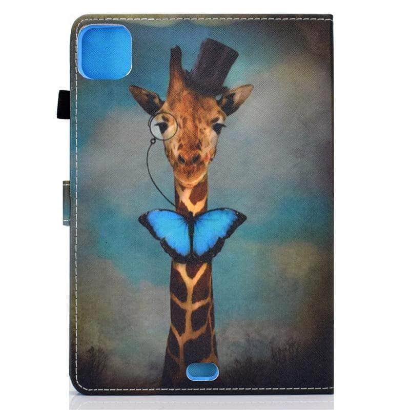 iPad Air 4 (2020) 10.9-inch Cartoon Color Leather Stand Case - Protective Cover with Kickstand for Work, Study & Entertainment