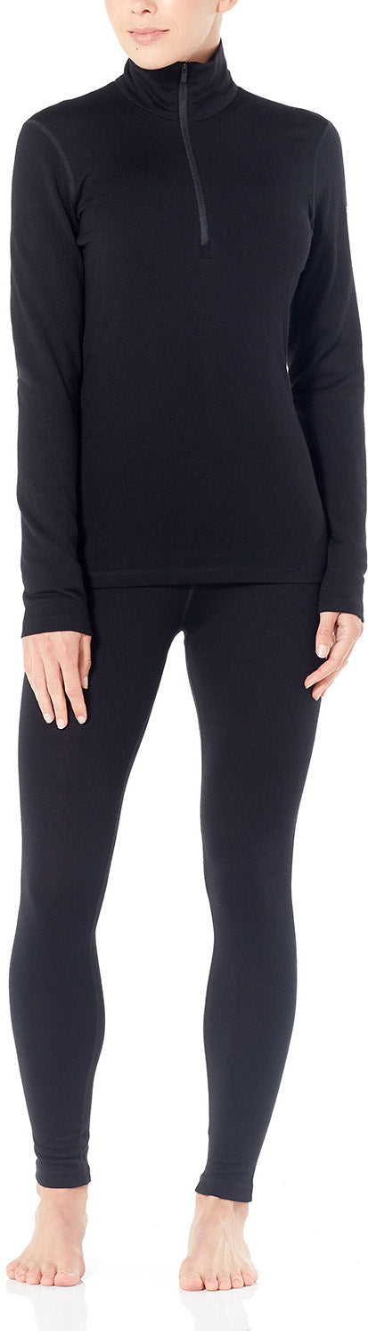 260 Tech LS Half Zip Base Layer for Women - Thermal Long Sleeve Shirt for Cold Weather | Workout, Hiking & Outdoor Activities