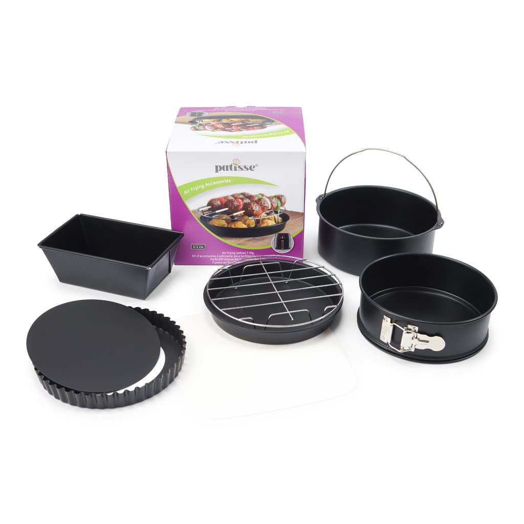 Best Air Fryer Baking Set - Nonstick Oven Safe Accessories for Healthy Cooking | Perfect for Roasting, Baking, and Frying in Your Air Fryer or Oven