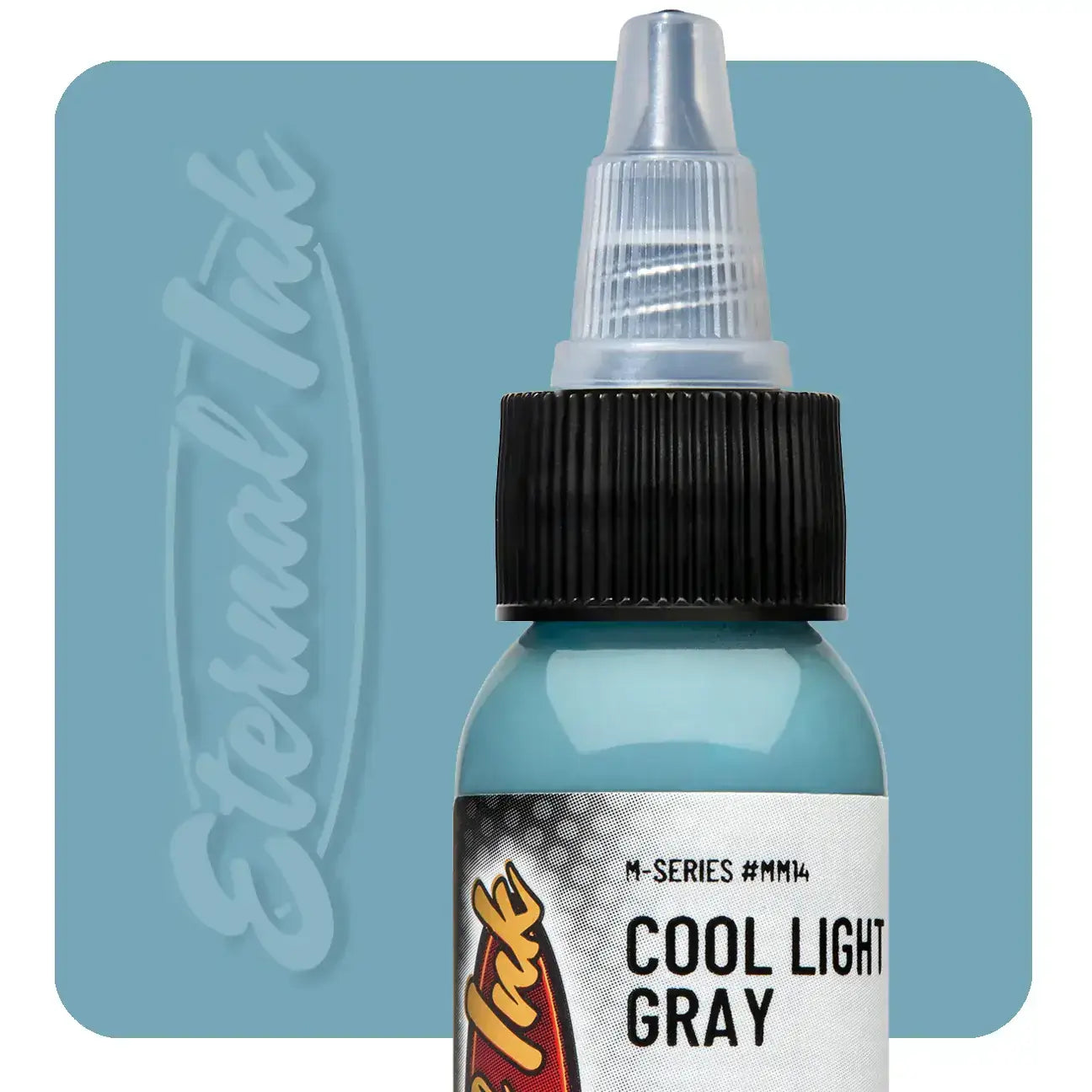 Premium 1 oz Light Gray Eternal Ink - Fast Drying, Waterproof & Fade Resistant for Calligraphy, Tattoos & Art Projects