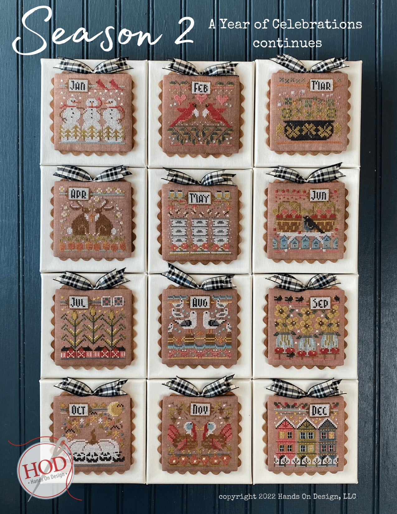 Cross Stitch Pattern for All Seasons - Year-Round Celebration Designs (Season 2) | Perfect for Holiday Decorations, Gift Making & Home Crafting Projects