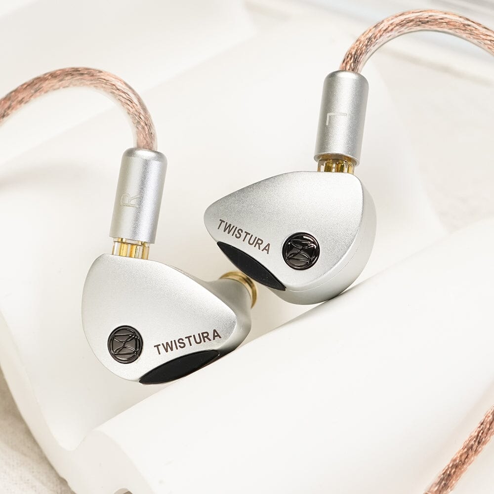 TWISTURA Woodnote 10mm Wood Diaphragm Dynamic Driver In-Ear Monitors (IEMs) - High Fidelity Sound for Audiophiles, Musicians & Travelers