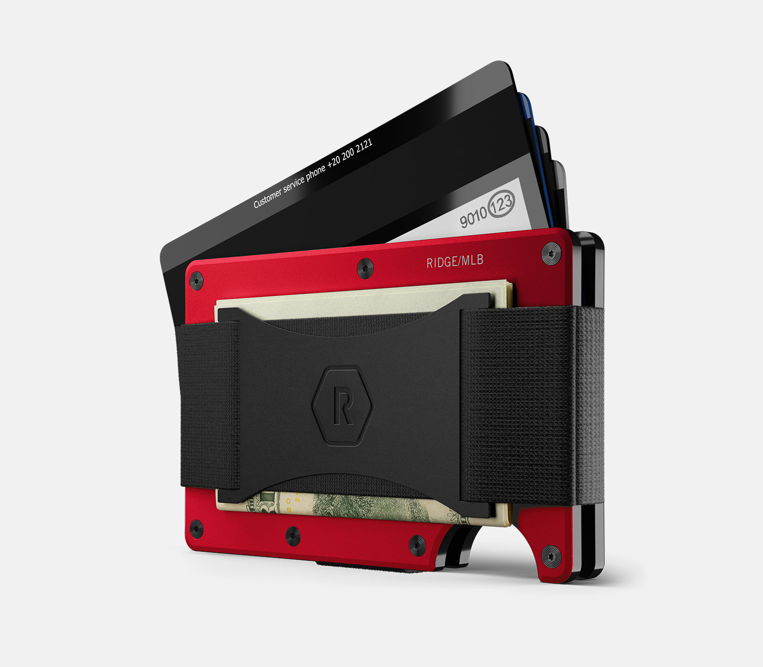 Ridge Wallet for Men - Slim RFID Blocking Minimalist Front Pocket Wallet - Cincinnati Reds Team Design - Perfect for Everyday Carry, Travel, and Gifts
