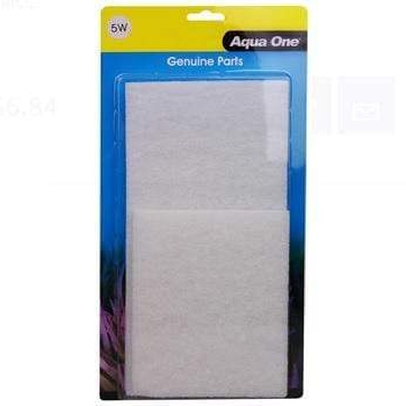 Aqua One Wool 3-Piece Set 5W AquaStyle 980/T 25005W - Premium Aquarium Filter Media for Crystal Clear Water, Ideal for Freshwater and Saltwater Fish Tanks