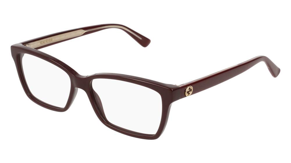 Gucci GG 0312 O-003 Burgundy/Transparent Sunglasses for Women - Luxury Designer Shades for Driving, Beach & Outdoor Fashion