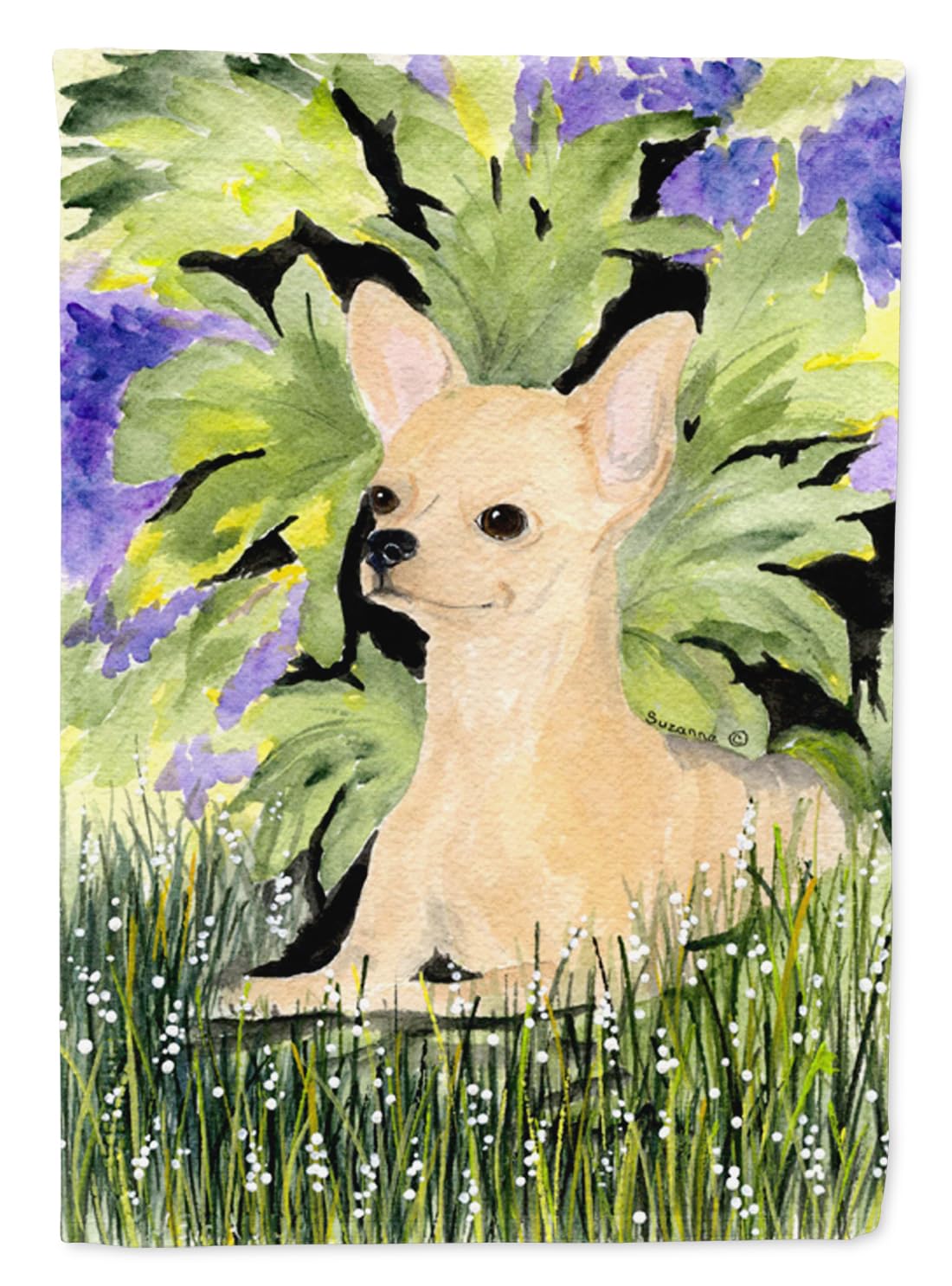 Chihuahua Garden Flag - Decorative Yard Banner for Mailbox, Patio & Flower Beds | Outdoor Multicolor Dog Artwork | Perfect for Seasonal Decor, Pet Lovers & Home Landscaping