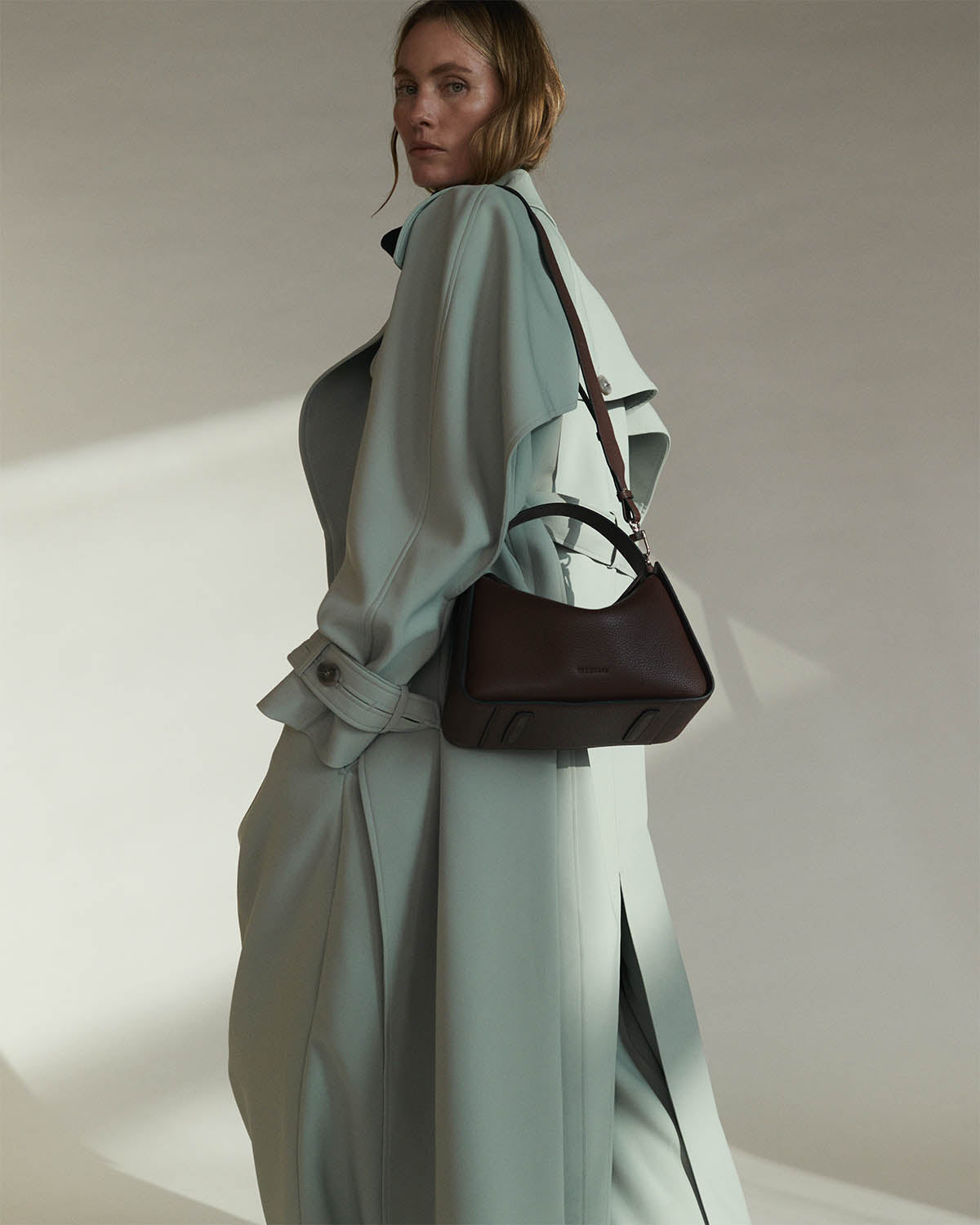 Clementine Bag: Stylish Coffee Pebbled Leather Crossbody Purse for Women | Perfect for Work, Travel & Everyday Use