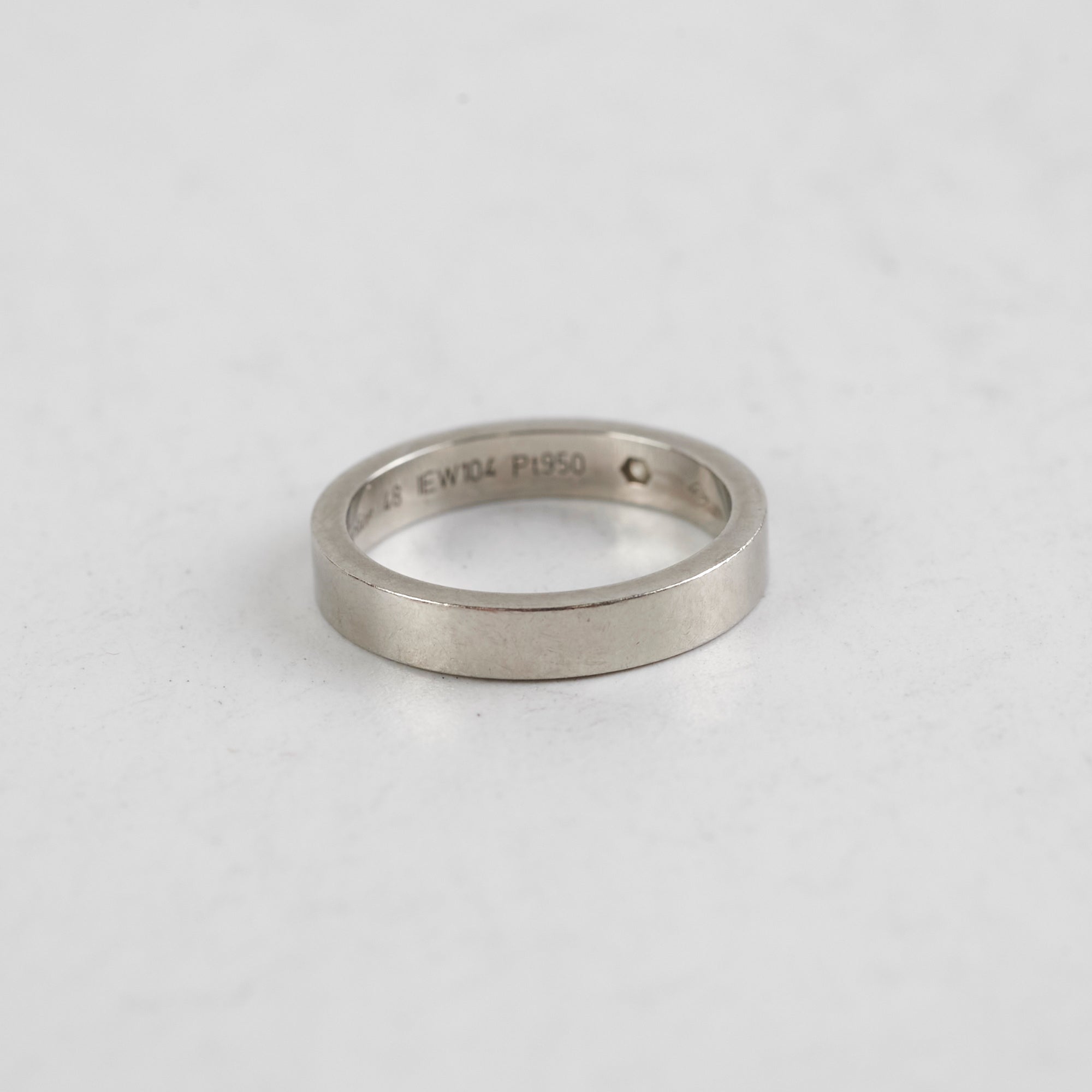 Cartier Platinum Diamond Ring - Size 48 (US 4.75) | Luxury Wedding Band & Engagement Ring for Women | Perfect for Proposals, Anniversaries & Special Occasions