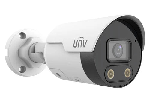 Uniview IPC2128SB ADF40KMC I0 8MP HD Fixed Active Deterrence Bullet Network Security Camera - Outdoor Surveillance for Home, Business & Property Protection
