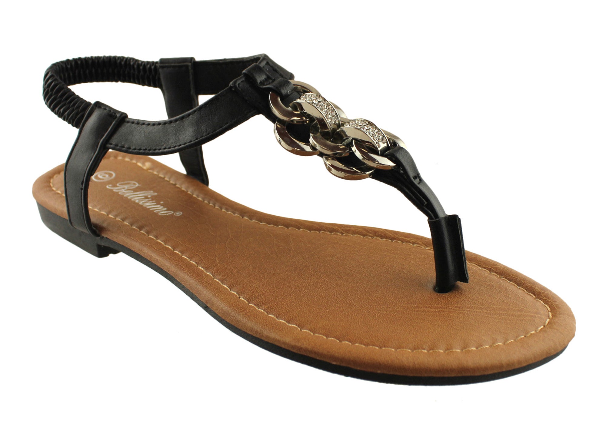 Bellissimo Link Women's Fashion Sandals - Comfortable Summer Beach Sandals for Women, Stylish Casual Walking Shoes - Perfect for Vacation, Travel and Outdoor Activities