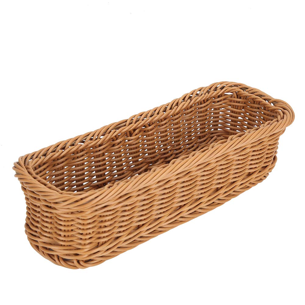 Alvinlite Woven Storage Basket - Tableware Organizer for Chopsticks, Forks & Utensils | Compact Desktop & Countertop Storage Solution for Home, Hotel & Restaurant Use