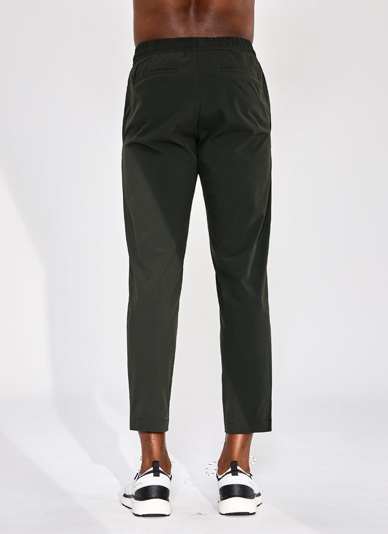Men's Stretchable Comfortable Elastic Waist Pants - Soft Breathable Fabric for Casual Wear, Workout & Lounge - Size 9.0