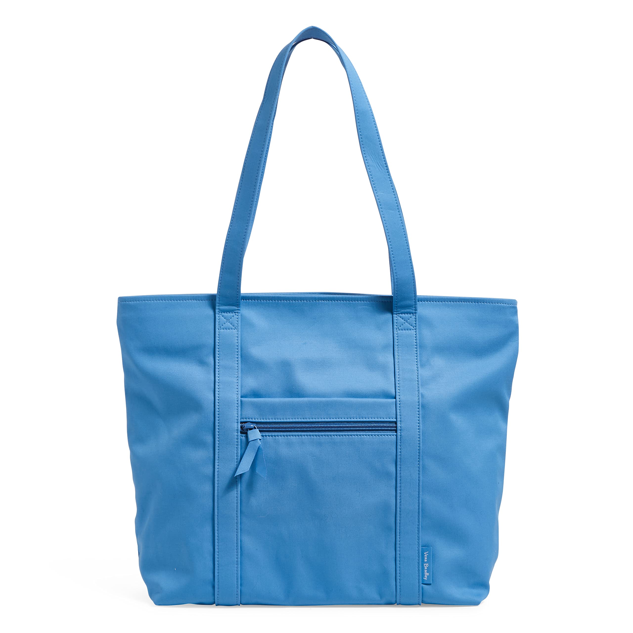 Vera Bradley Women's Cotton Vera Tote Bag - Stylish & Spacious Handbag for Work, Travel & Everyday Use