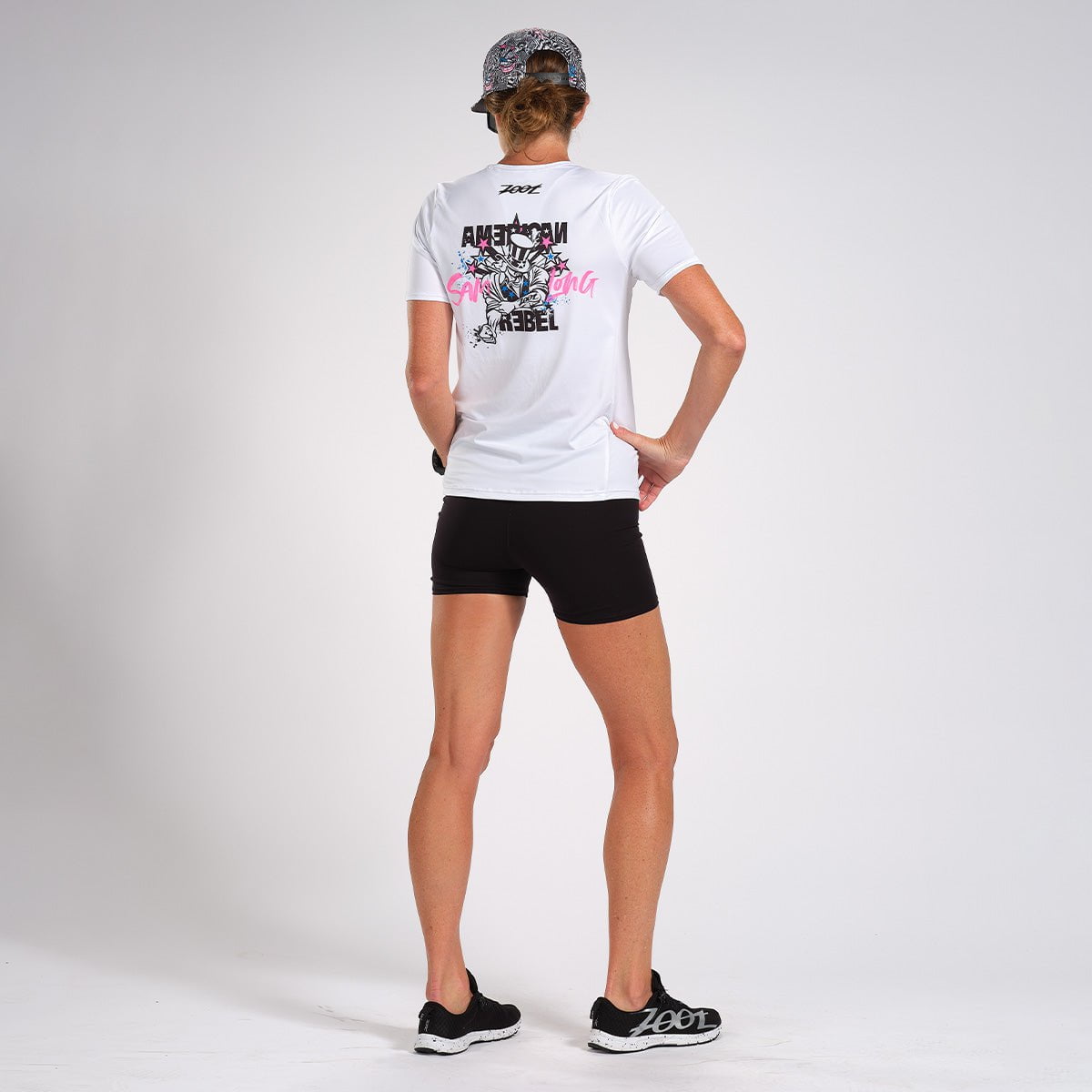 Women's Limited Run Rebel Graphic Tee - Soft Cotton White T-Shirt for Casual Wear, Street Style & Everyday Outfits