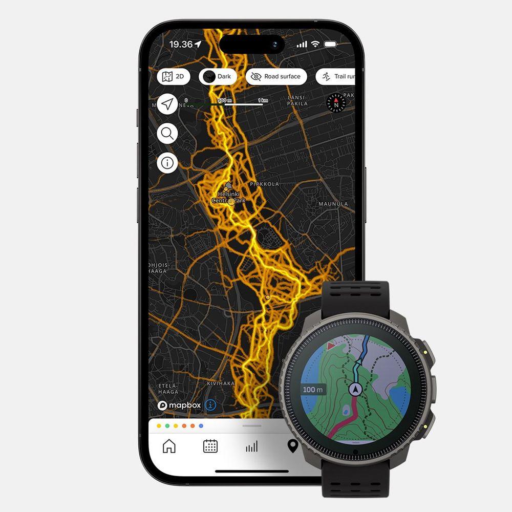 Suunto Vertical Solar GPS Watch - Stainless Steel or Titanium - Outdoor Adventure, Hiking & Fitness Tracking - Perfect for Camping, Running & Water Sports