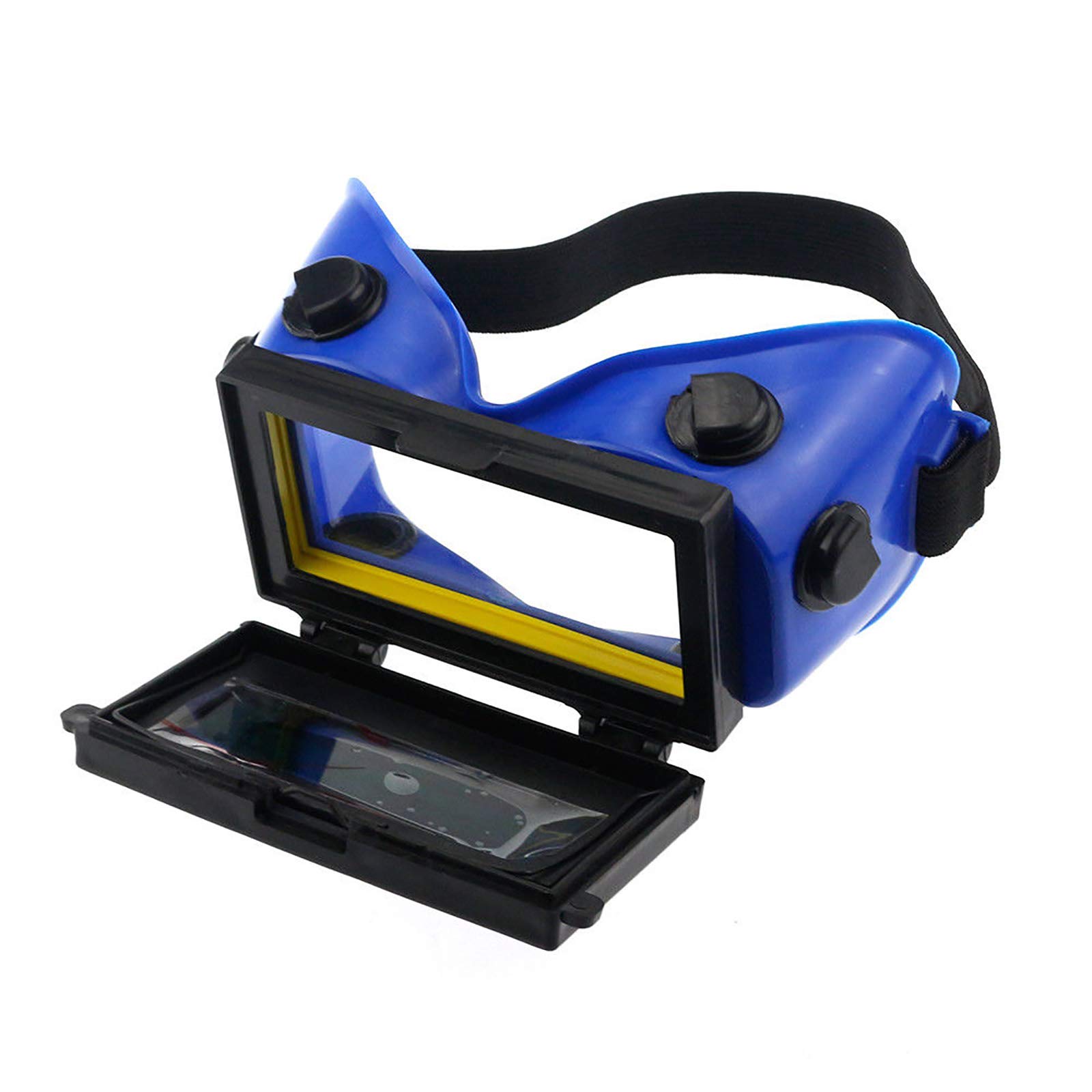 Solar Auto Darkening Welding Goggles - Professional Eye Protection for Electric & Gas Welding | UV/IR Protection for Construction Sites, Metal Fabrication & DIY Projects