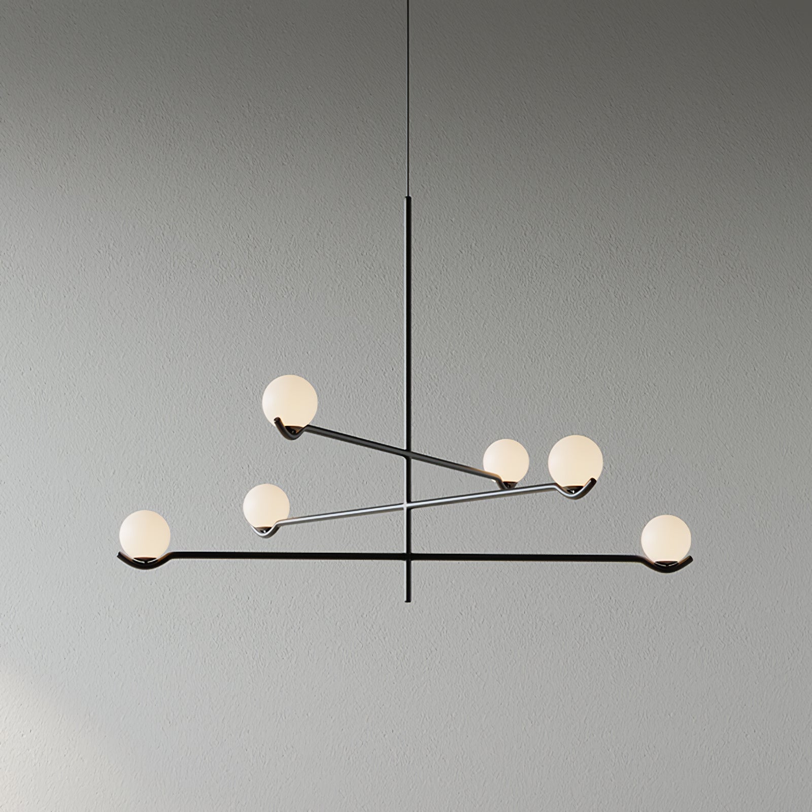 Baer Modern Pendant Light - Sleek Hanging Fixture for Kitchen Island, Dining Room & Bedroom Lighting | Energy Efficient LED Bulb Compatible