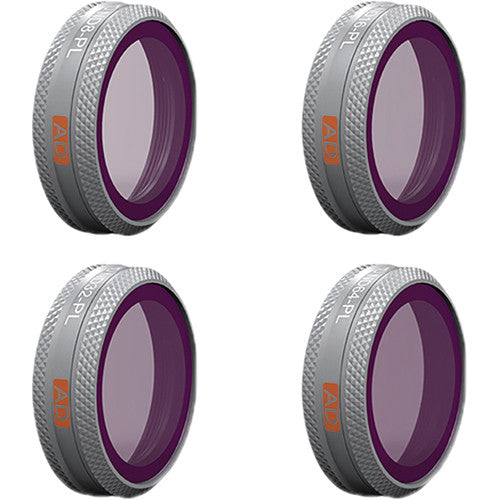 PGYTECH Advanced ND Lens Filter Kit for DJI Mavic 2 Zoom (ND8/16/32/64) - Professional Aerial Photography Filters for Cinematic Drone Footage, Perfect for Sunny Days and Action Shots